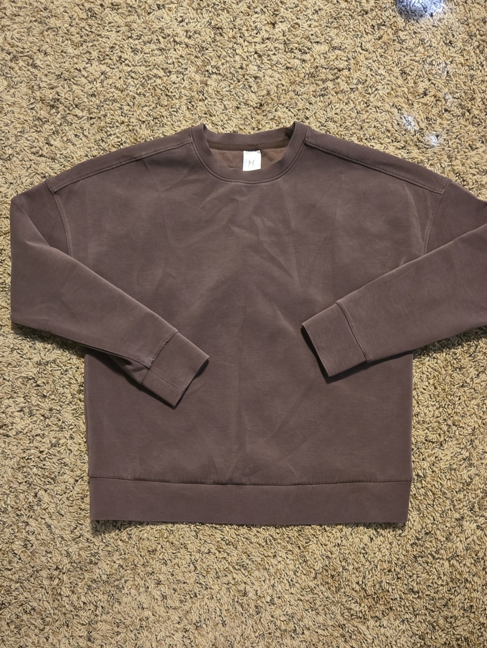 Everyday Crewneck Sweater in Coffee Brown